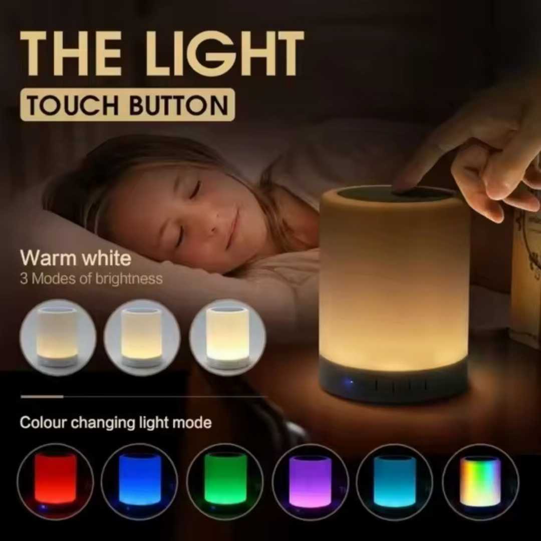 Led,Touch,Lamp,Portable,Table,Speaker,Pc,Audio,Desk,Lamp,Speaker,Moon,Light,With,Speaker,for,Christmas,Holidays